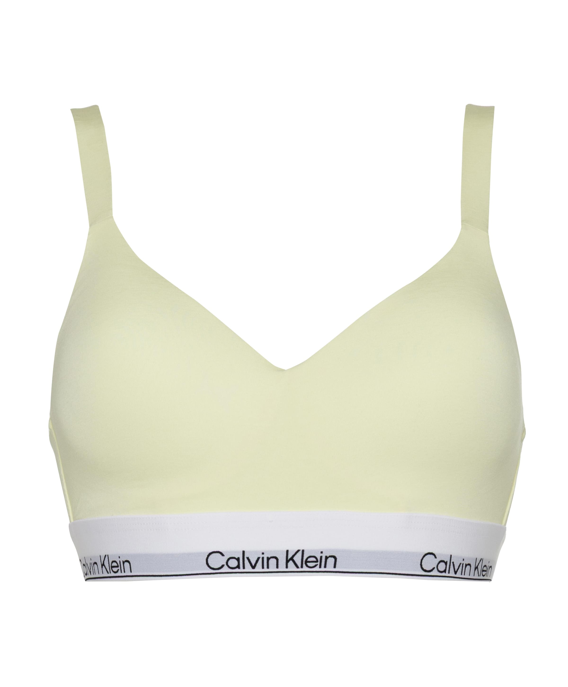 Dames bralette geel