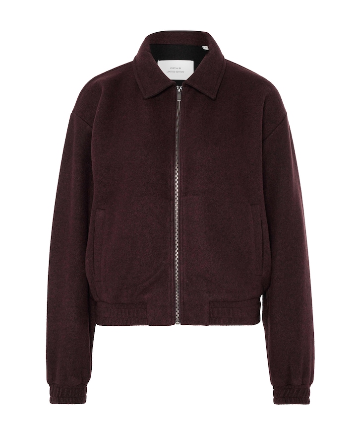 Dames vest bordeaux
