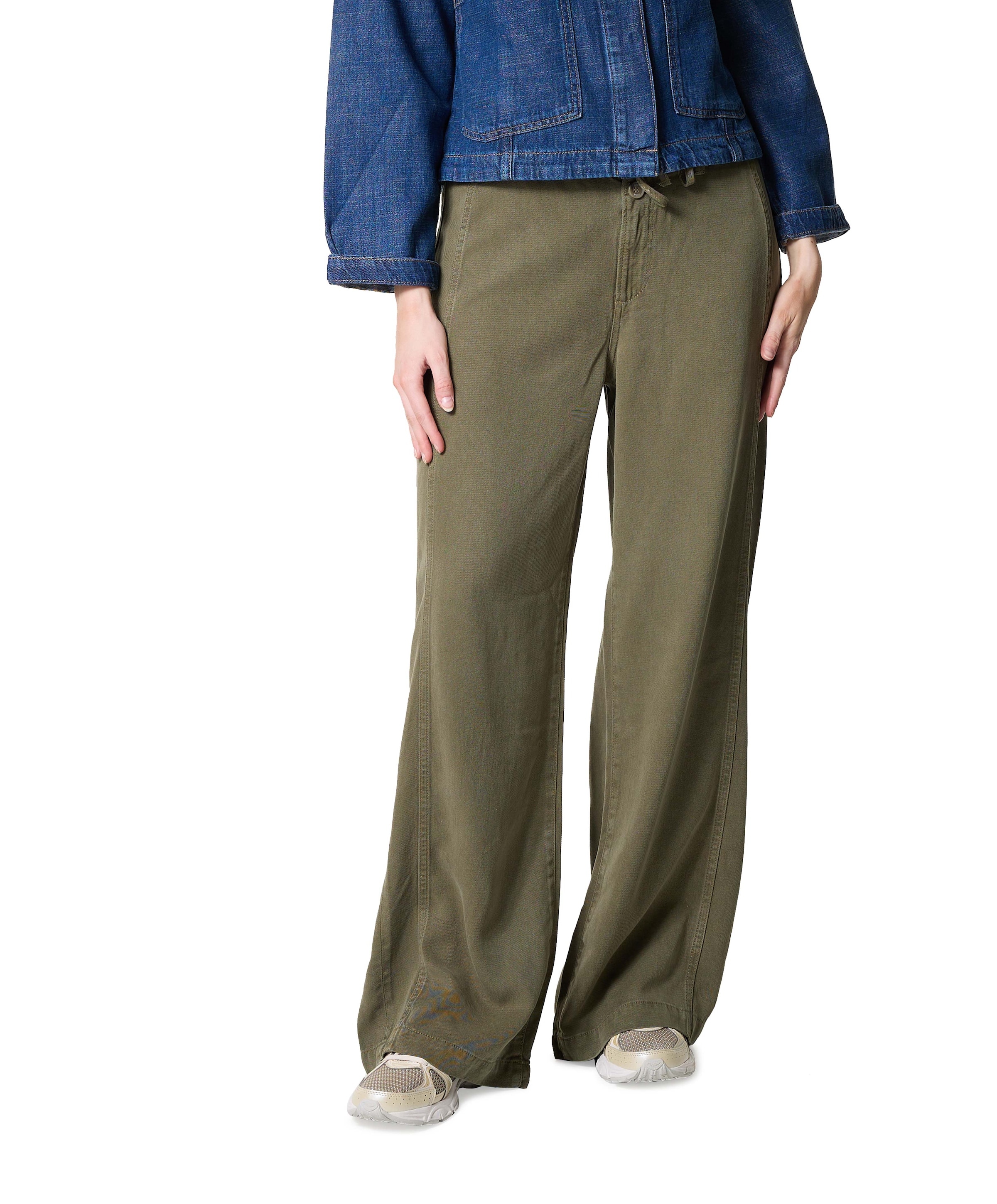 MMEmilia Elastic dames broek groen