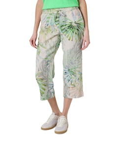 Pia Wide Leg 3/4 dames broek groen
