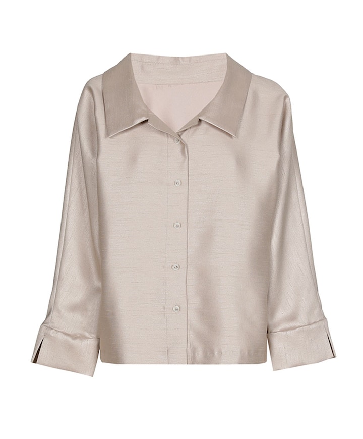 Dames blouse beige