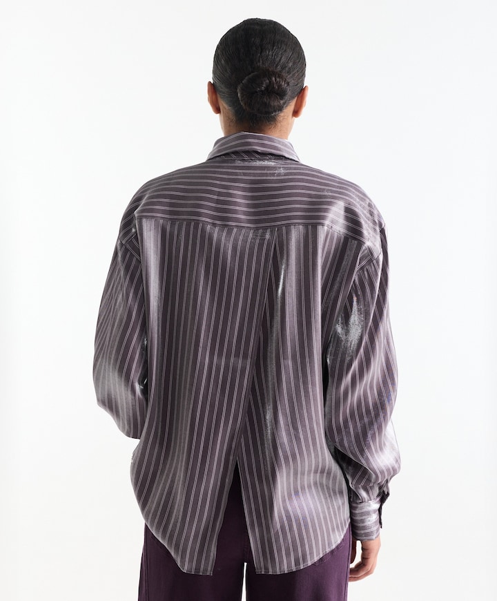 Dames blouse paars