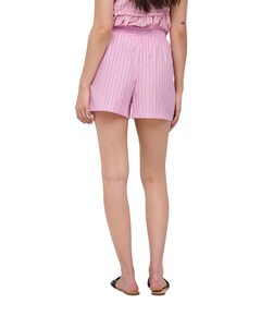 ONLLORIS STRIPED WVN dames korte broek roze