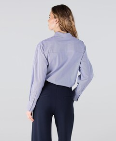 Dames blouse blauw
