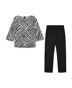 Dames pyjamaset zwart