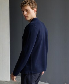 Heren vest blauw