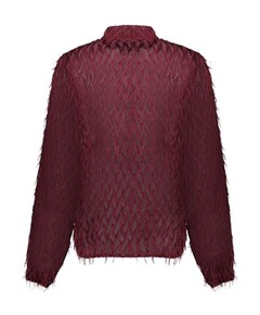 Dames blouse bordeaux