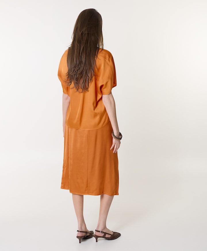 Dames rok oranje