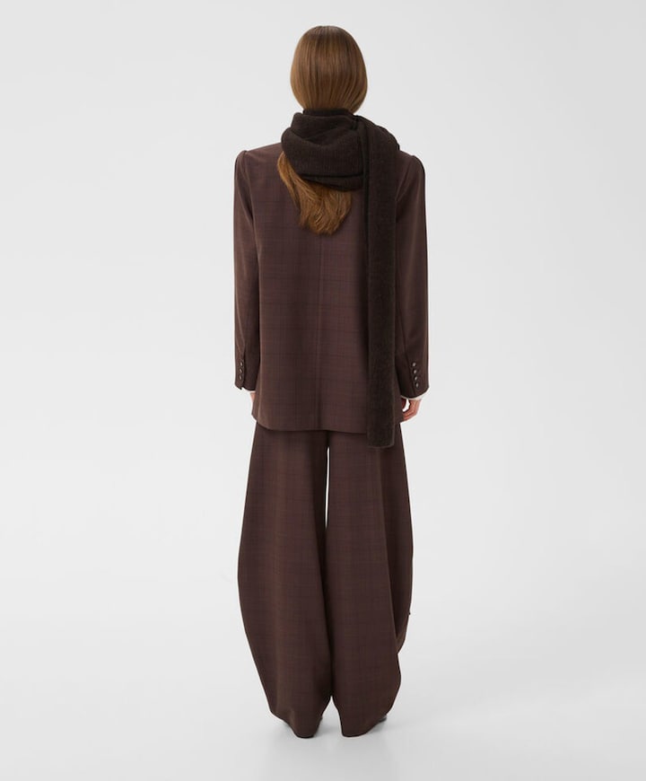 Dames blazer bruin