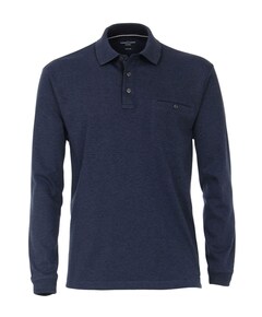Heren polo blauw