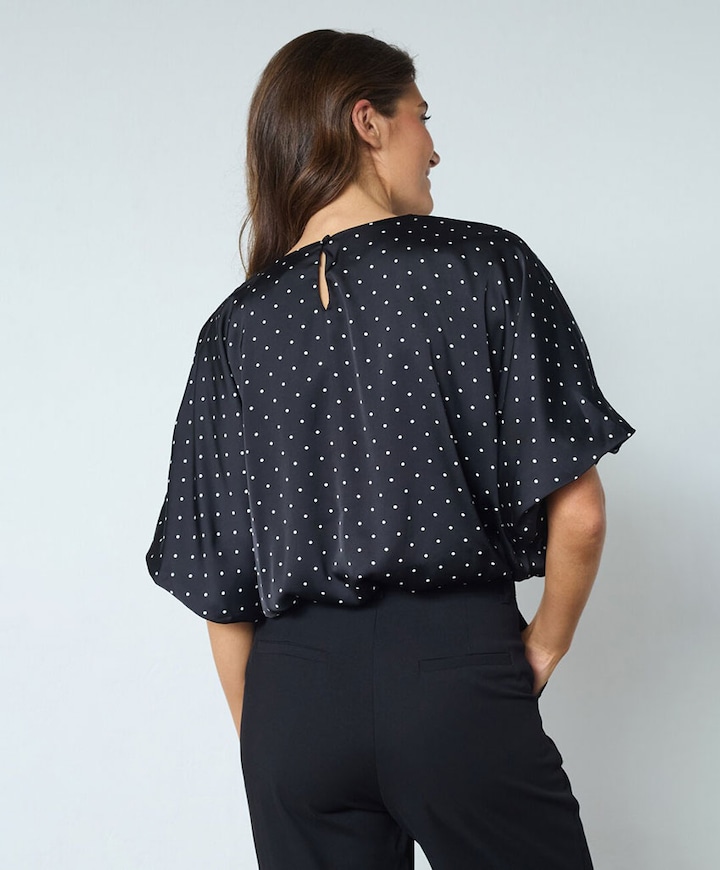 Dames blouse zwart