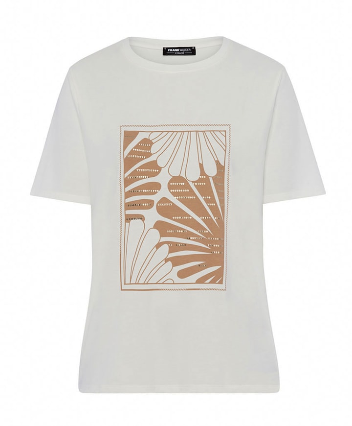 Dames T-shirt beige