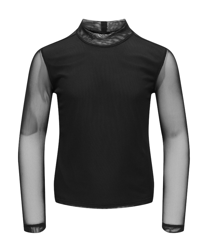Meisjes longsleeve zwart