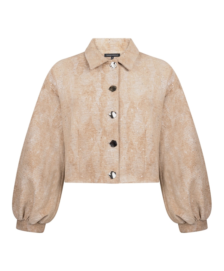 Dames jas beige
