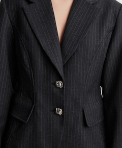 Dames blazer grijs