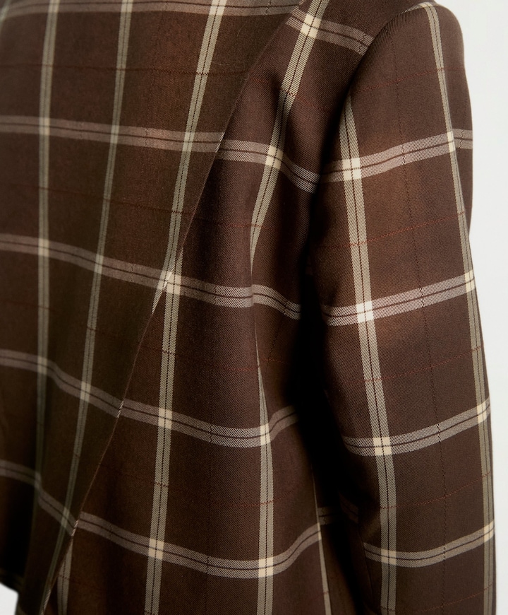 Dames blazer bruin