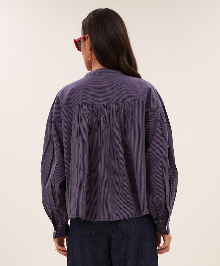 Dames blouse paars
