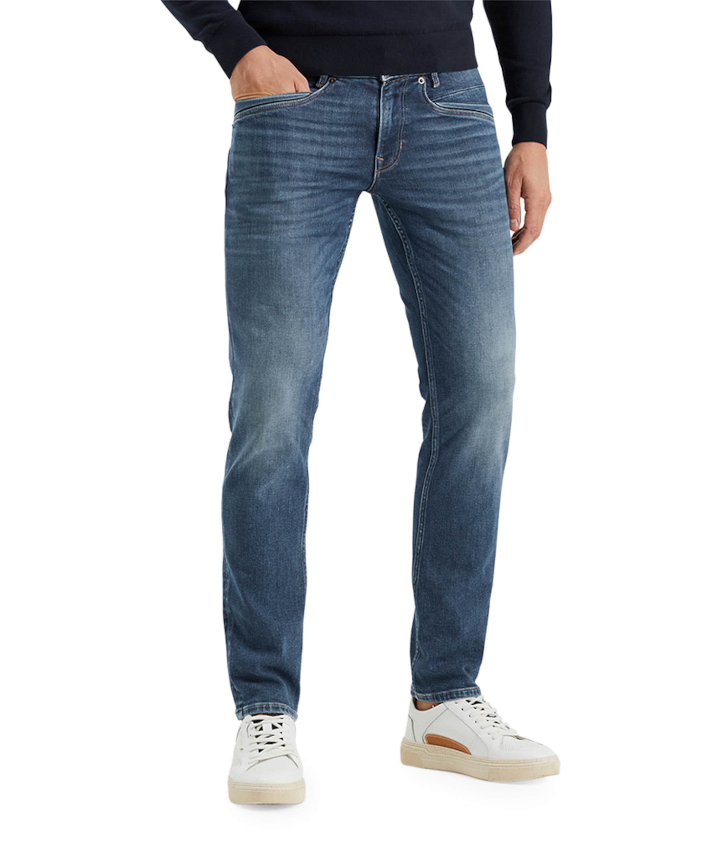 SKYRAK HORIZON MID BLUE heren jeans blauw