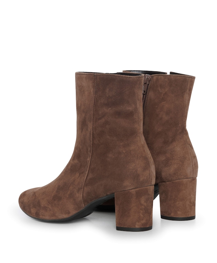 dames enkellaarzen bruin