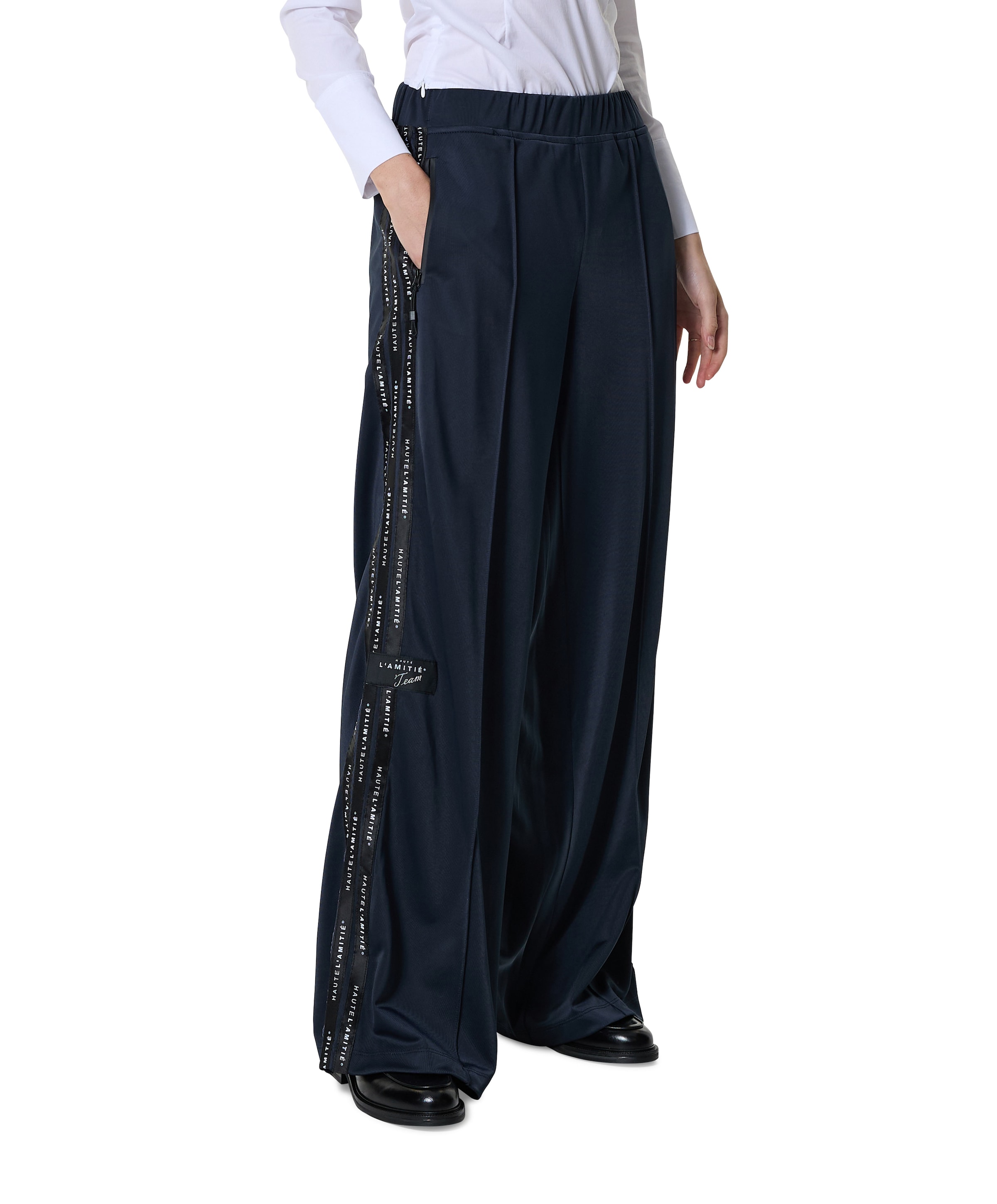 Logo Tape Track Tall broek blauw