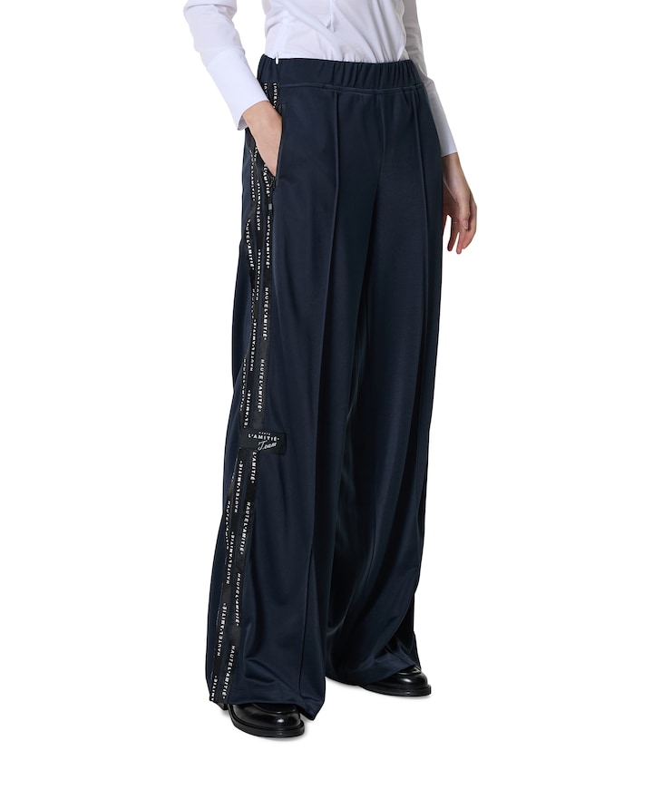 Logo Tape Track Tall broek blauw