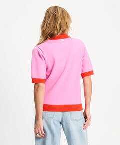Dames polo roze