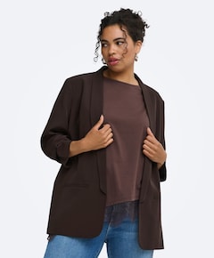Dames blazer bruin