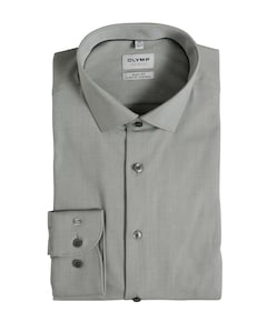 Heren overhemd lange mouw groen