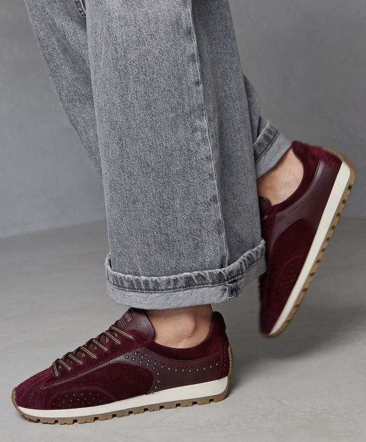 Scott Kyle dames sneakers bordeaux