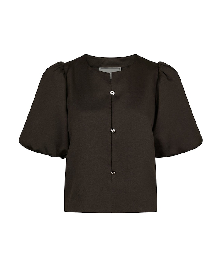 Dames blouse bruin