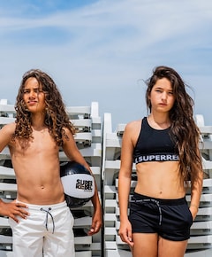 Meisjes zwemshort zwart