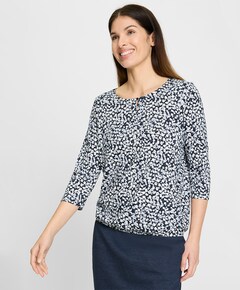 Dames longsleeve blauw