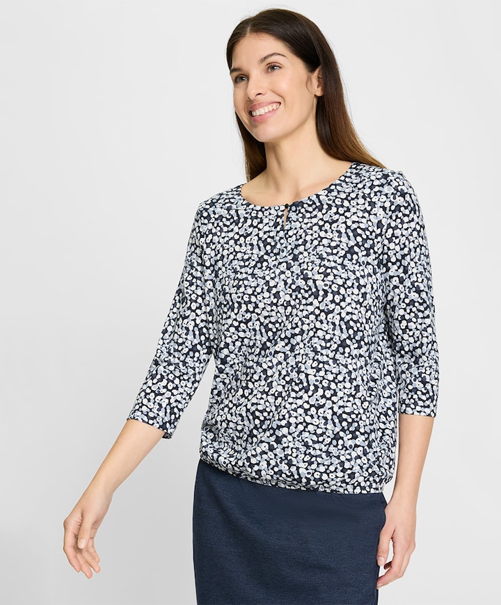 Dames longsleeve blauw