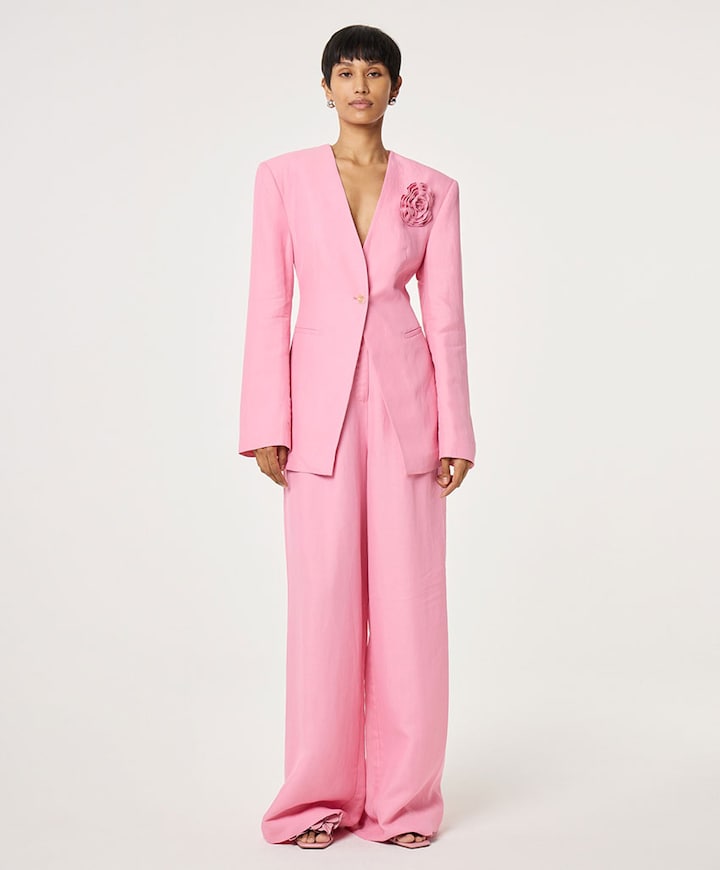 Dames blazer roze