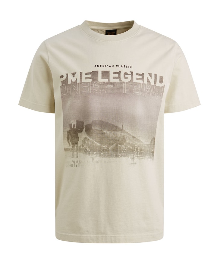 Heren T-shirt ecru