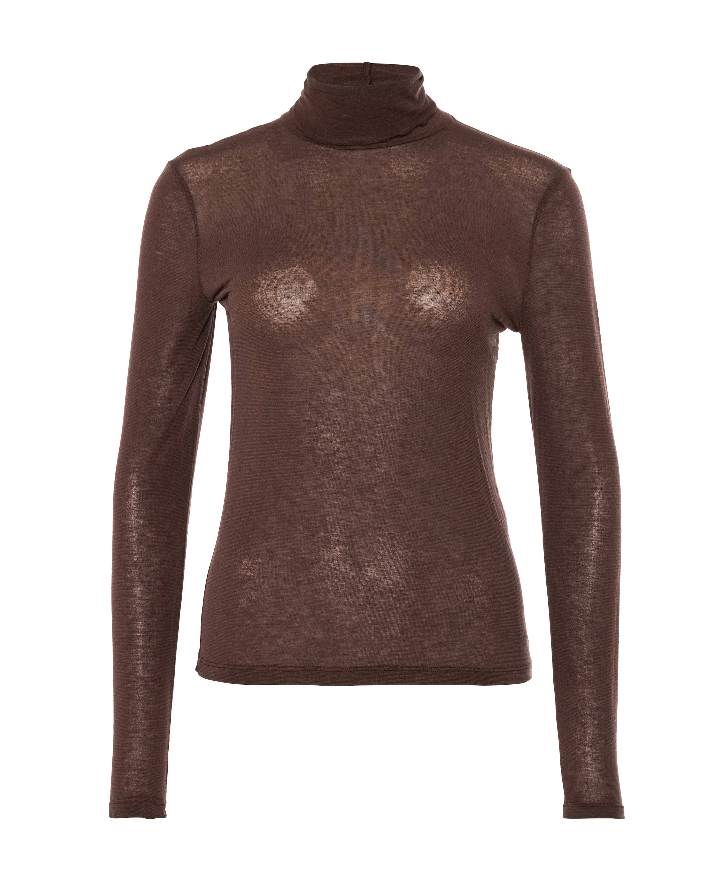 Dames top bruin