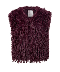 Dames gilet bordeaux