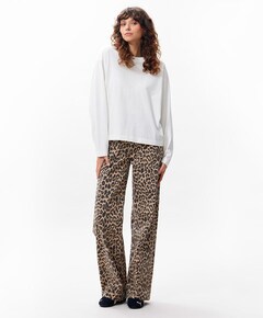 Dames longsleeve ecru