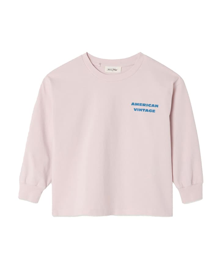 Uniseks longsleeve roze