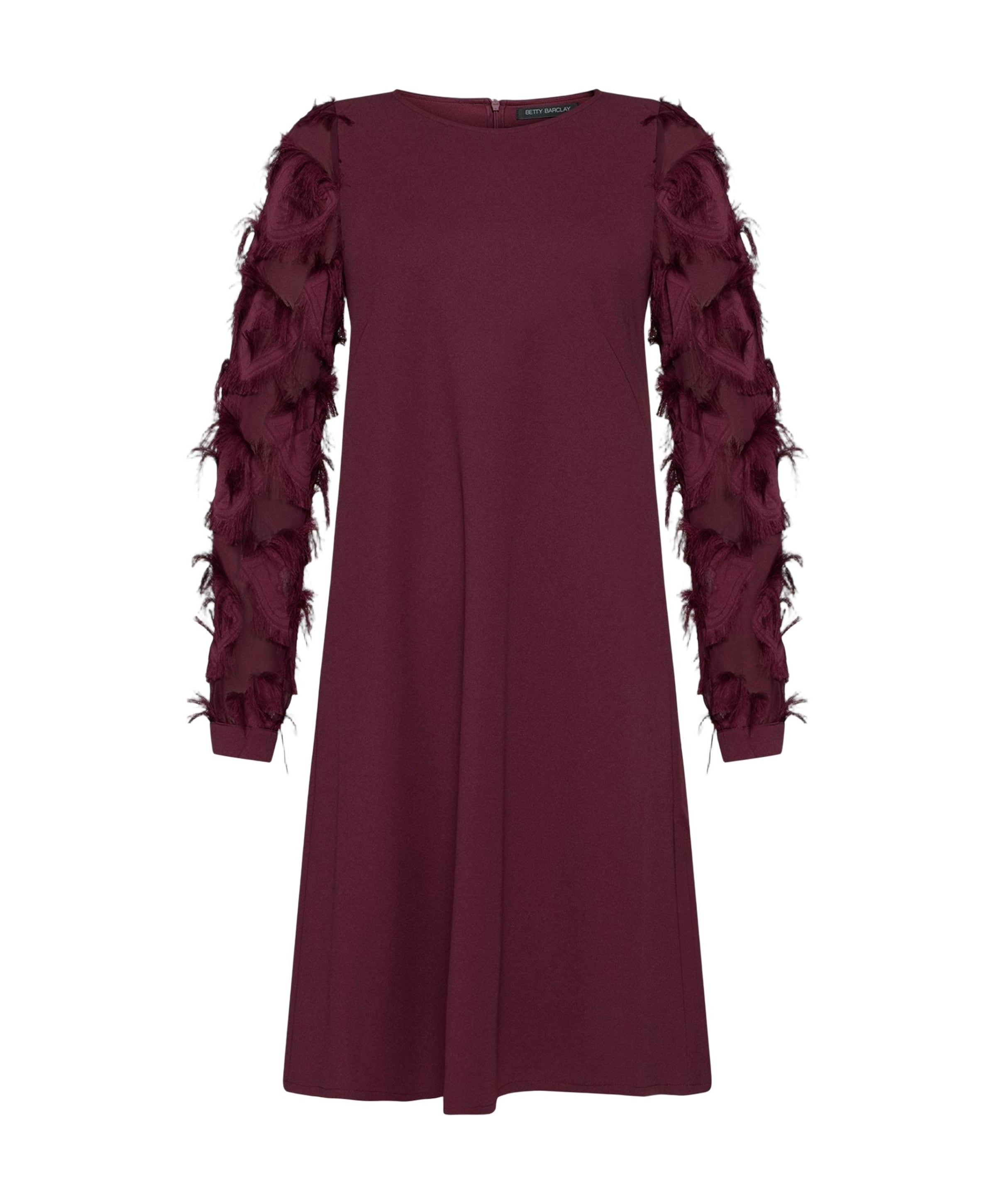 Dames jurk bordeaux