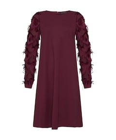 Dames jurk bordeaux