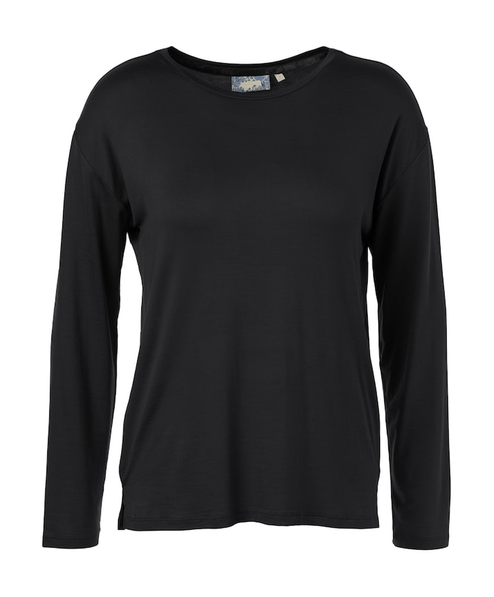 Dames pyjamatop blauw