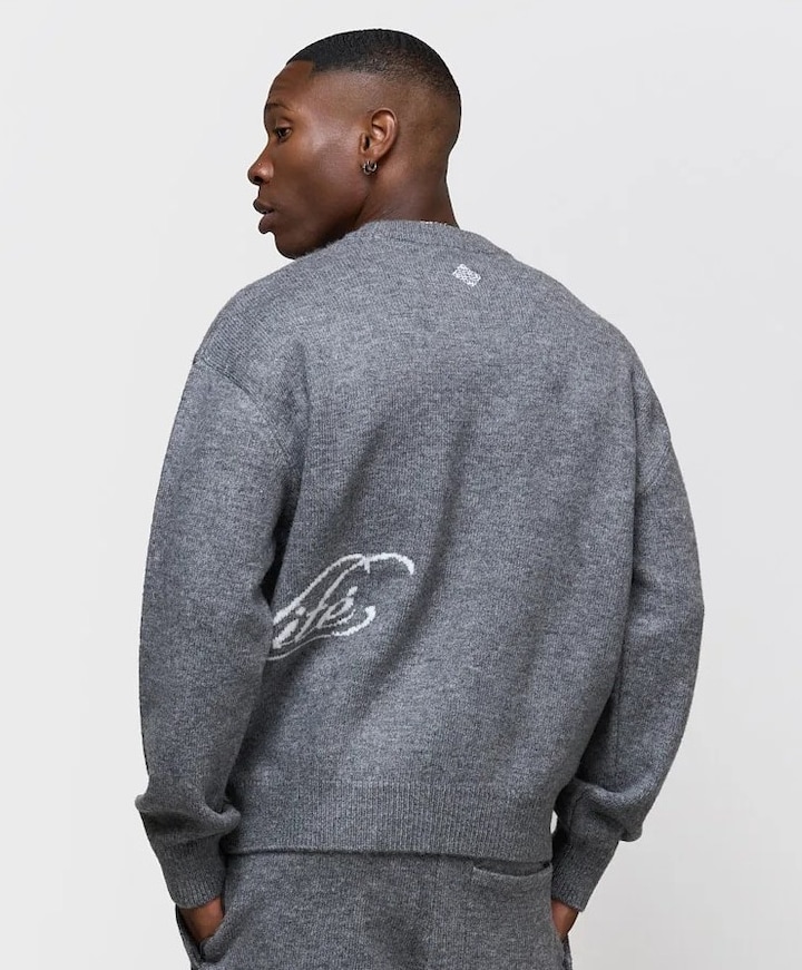 Uniseks sweater grijs