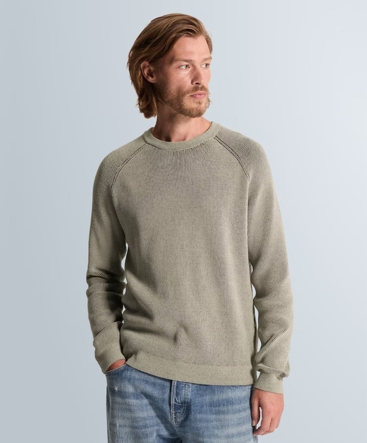 Heren trui beige