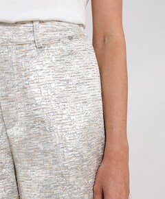 Dagmar dames korte broek zilver