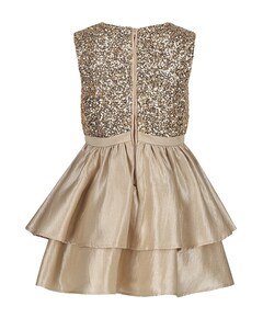 Meisjes jurk goud