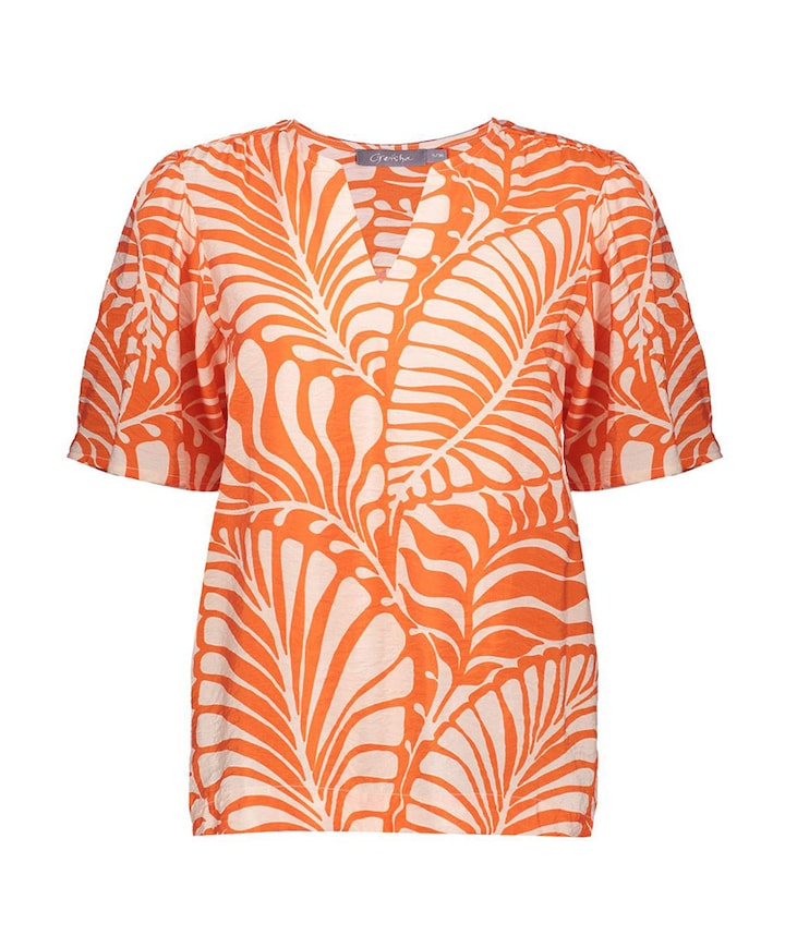 Blouse oranje