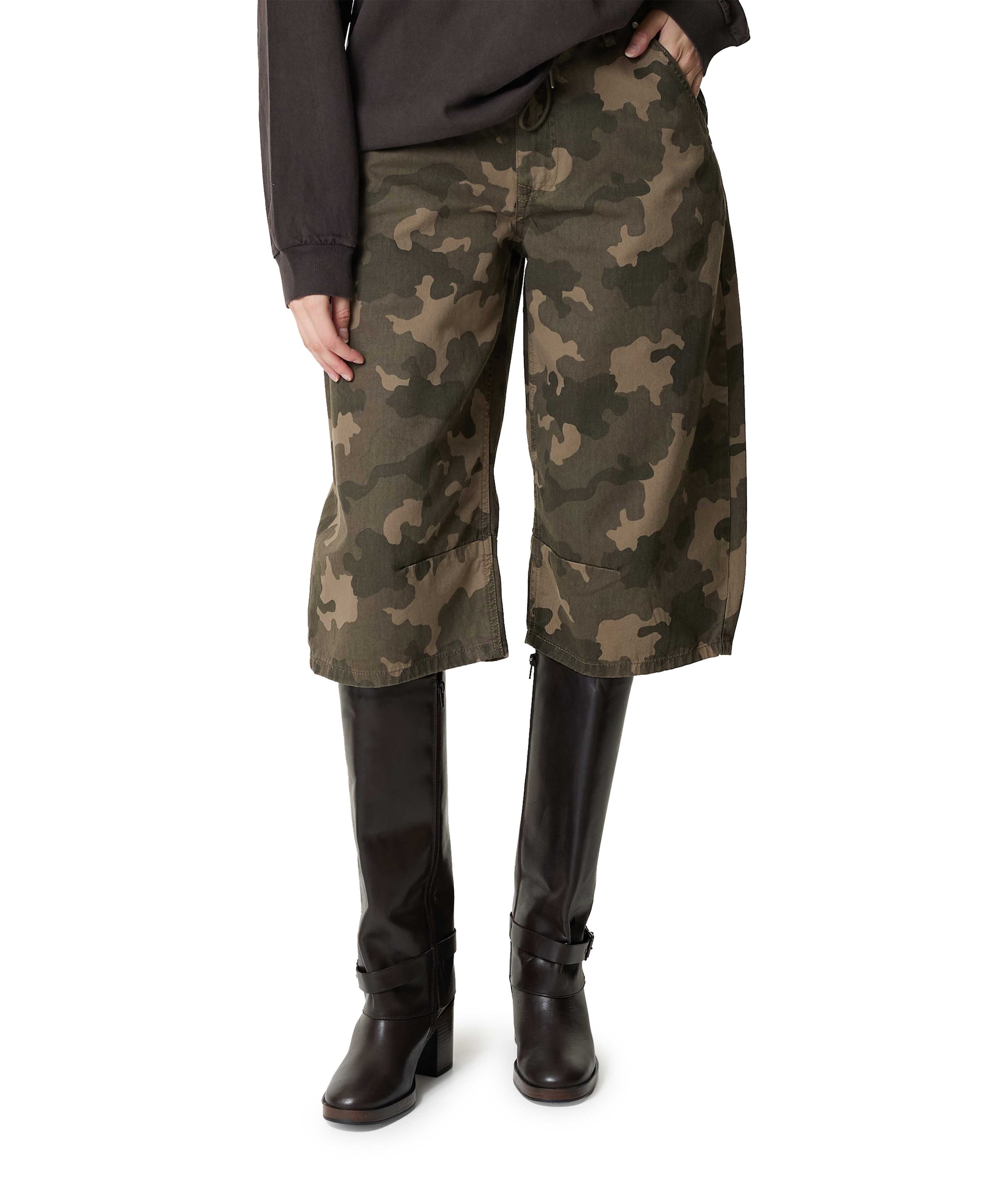 Camouflage MWFroda dames bermuda beige