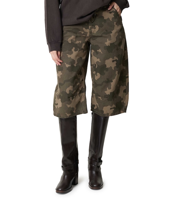 Camouflage MWFroda dames bermuda beige