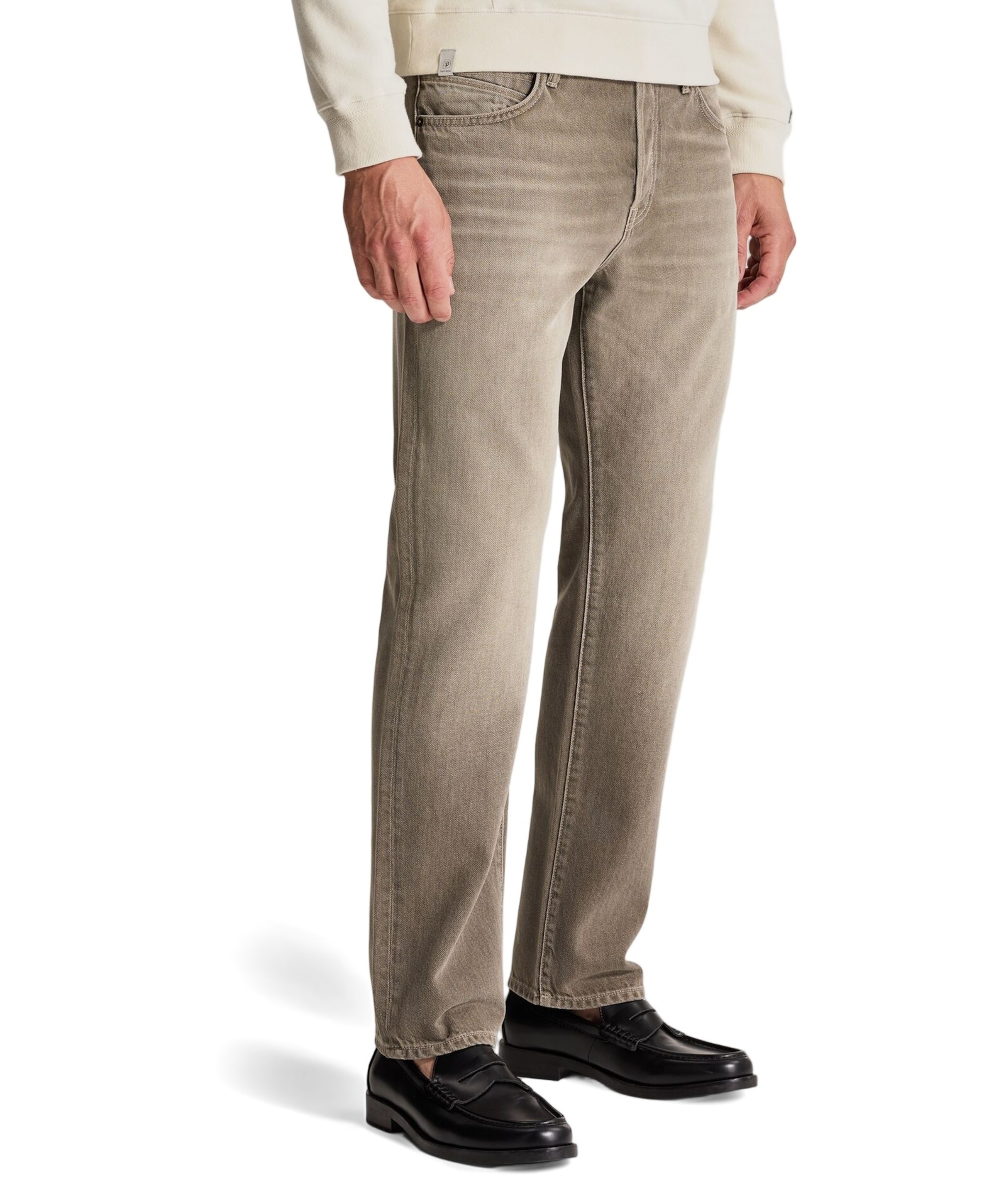 STEEPER RELAXED WINTER BROWN TINT heren jeans bruin